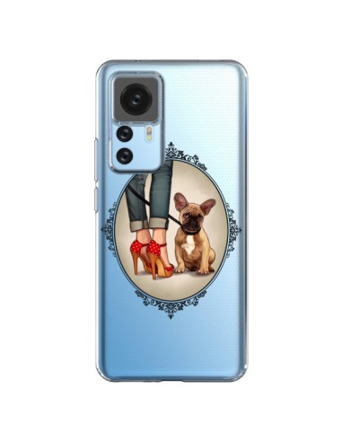 Cover Xiaomi 12T/12T Pro Lady Jambes Cane Bulldog Dog Trasparente - Maryline Cazenave