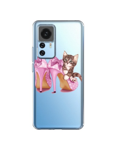Cover Xiaomi 12T/12T Pro Gattoon Gatto Kitten Scarpe Shoes Trasparente - Maryline Cazenave