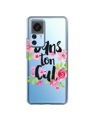 Cover Xiaomi 12T/12T Pro Dans Ton Cul Fiori Trasparente - Maryline Cazenave