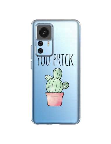 Cover Xiaomi 12T/12T Pro You Prick Cactus Trasparente - Maryline Cazenave