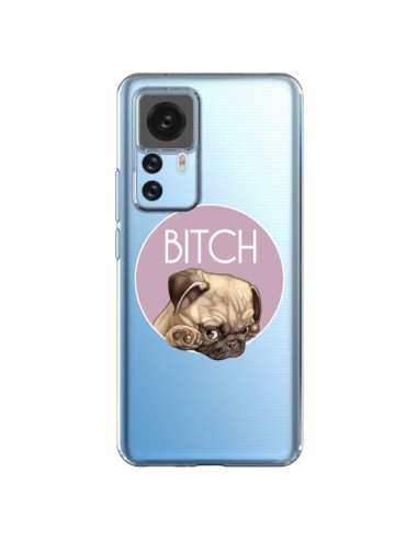 Cover Xiaomi 12T/12T Pro Bulldog Bitch Trasparente - Maryline Cazenave