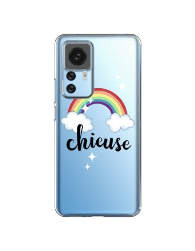 Cover Xiaomi 12T/12T Pro Chieuse Arc En Ciel Trasparente - Maryline Cazenave