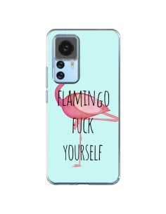 Coque Xiaomi 12T/12T Pro Flamingo Fuck Yourself - Maryline Cazenave