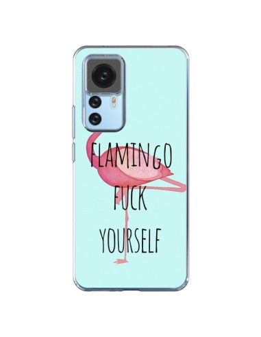 Coque Xiaomi 12T/12T Pro Flamingo Fuck Yourself - Maryline Cazenave