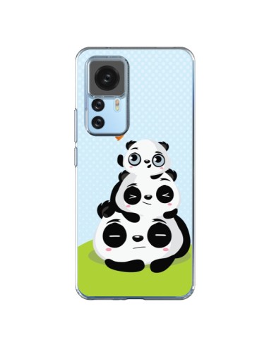 Cover Xiaomi 12T/12T Pro Panda Famiglia - Maria Jose Da Luz