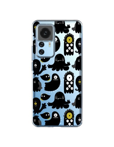 Xiaomi 12T/12T Pro Case Monsters Pattern Mostri Clear - Maria Jose Da Luz