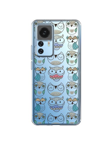 Coque Xiaomi 12T/12T Pro Chouettes Owl Hibou Transparente - Maria Jose Da Luz