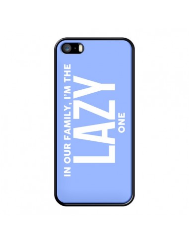 Coque In our family i'm the Lazy one pour iPhone 5 et 5S - Jonathan Perez