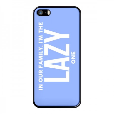 Coque In our family i'm the Lazy one pour iPhone 5 et 5S - Jonathan Perez