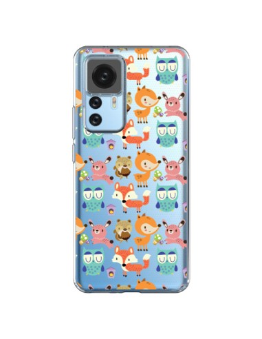 Cover Xiaomi 12T/12T Pro Renard Ecureuil Coniglio Hibou Trasparente - Maria Jose Da Luz