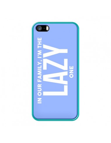Coque In our family i'm the Lazy one pour iPhone 5 et 5S - Jonathan Perez