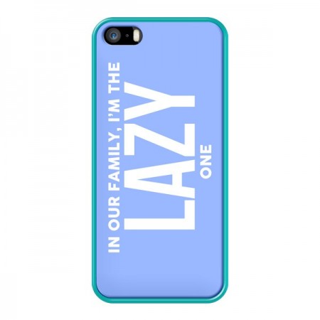 Coque In our family i'm the Lazy one pour iPhone 5 et 5S - Jonathan Perez