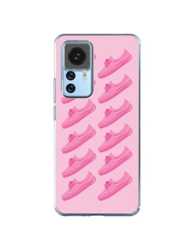 Xiaomi 12T/12T Pro Case Pink Pink Vans Chaussures Scarpe - Mikadololo