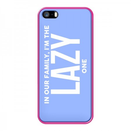 Coque In our family i'm the Lazy one pour iPhone 5 et 5S - Jonathan Perez