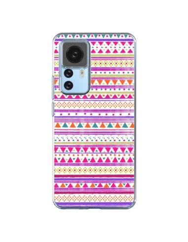 Xiaomi 12T/12T Pro Case Bandana Pink Aztec - Monica Martinez