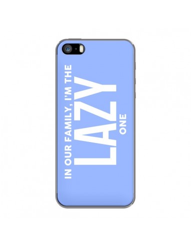 Coque In our family i'm the Lazy one pour iPhone 5 et 5S - Jonathan Perez