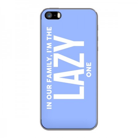 Coque In our family i'm the Lazy one pour iPhone 5 et 5S - Jonathan Perez