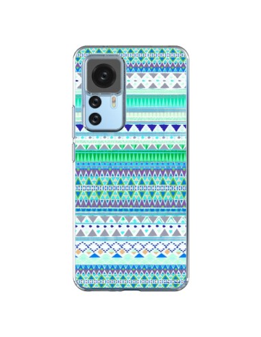 Xiaomi 12T/12T Pro Case Chenoa Blue Aztec - Monica Martinez