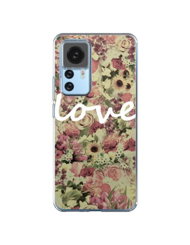 Xiaomi 12T/12T Pro Case Love White Flowers - Monica Martinez