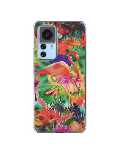 Xiaomi 12T/12T Pro Case Flamingo Pink Tropicale - Monica Martinez