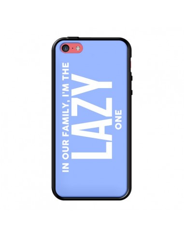 Coque In our family i'm the Lazy one pour iPhone 5C - Jonathan Perez