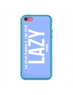 Coque In our family i'm the Lazy one pour iPhone 5C - Jonathan Perez 2