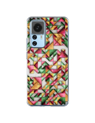 Cover Xiaomi 12T/12T Pro Azteco Triangolo Geometrico World - Maximilian San