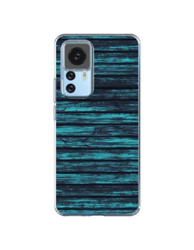 Coque Xiaomi 12T/12T Pro Blue Moon Wood Bois - Maximilian San