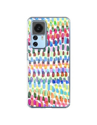 Cover Xiaomi 12T/12T Pro Artsy Strokes Stripes Colorate - Ninola Design