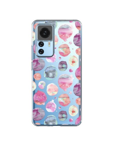 Xiaomi 12T/12T Pro Case Big Watery Dots Pink - Ninola Design