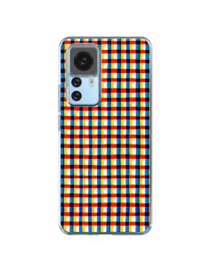 Cover Xiaomi 12T/12T Pro Crossed Eyes Lines Rosso - Ninola Design