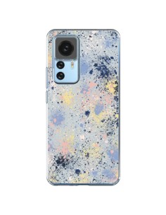 Xiaomi 12T/12T Pro Case Gradient WaterColor Lines Blue - Ninola Design