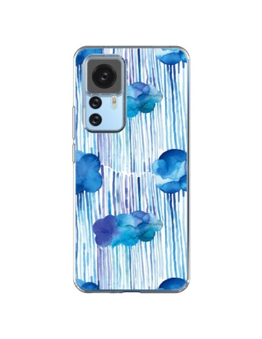 Xiaomi 12T/12T Pro Case Rain Stitches Neon - Ninola Design