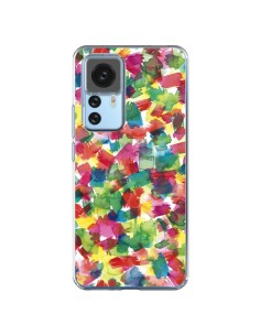 Xiaomi 12T/12T Pro Case Speckled WaterColor Blue - Ninola Design