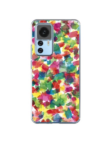 Coque Xiaomi 12T/12T Pro Speckled Watercolor Blue - Ninola Design