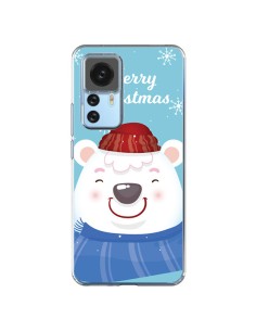 Xiaomi 12T/12T Pro Case Bear White di Christmas Merry Christmas - Nico