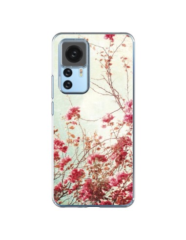 Cover Xiaomi 12T/12T Pro Fiori Vintage Rosa - Nico