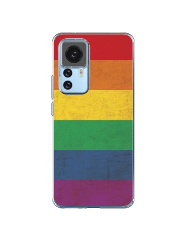 Cover Xiaomi 12T/12T Pro Bandiera Arcobaleno LGBT - Nico