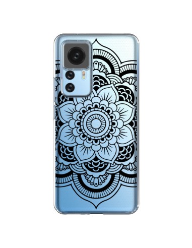 Xiaomi 12T/12T Pro Case Mandala Black Aztec Clear - Nico