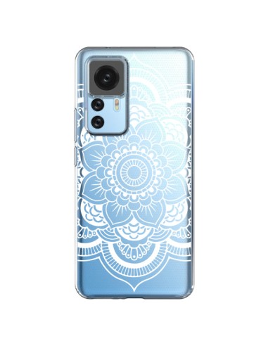 Xiaomi 12T/12T Pro Case Mandala White Aztec Clear - Nico