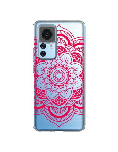 Xiaomi 12T/12T Pro Case Mandala Pink Fucsia Aztec Clear - Nico