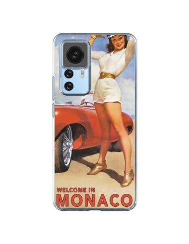 Xiaomi 12T/12T Pro Case Welcome to Monaco Vintage Pin Up - Nico
