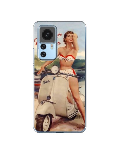 Cover Xiaomi 12T/12T Pro Pin Up With Love From Monaco Vespa Vintage - Nico