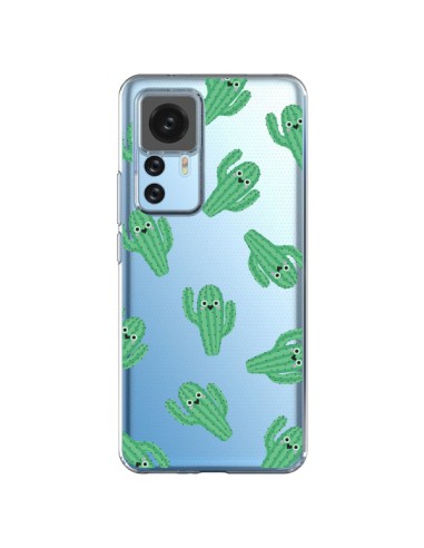 Cover Xiaomi 12T/12T Pro Cactus Smiley Trasparente - Nico
