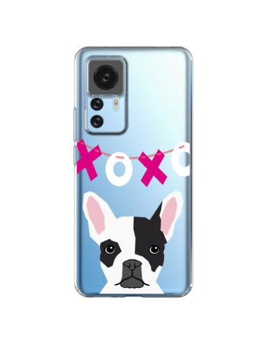 Cover Xiaomi 12T/12T Pro Bulldog Francese XoXo Cane Trasparente - Pet Friendly