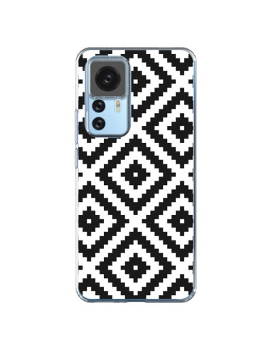 Cover Xiaomi 12T/12T Pro Diamanti Motivi Bianco e Nero - Pura Vida