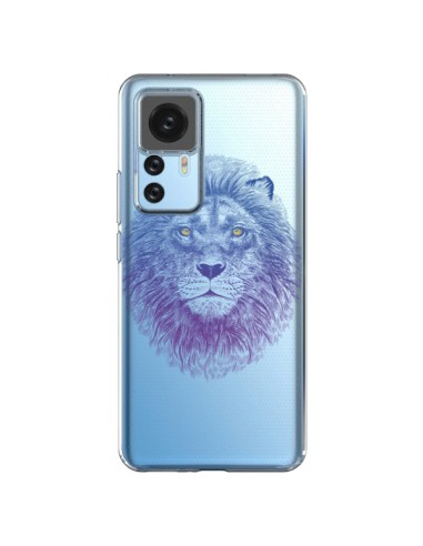 Cover Xiaomi 12T/12T Pro Leone Animale Trasparente - Rachel Caldwell