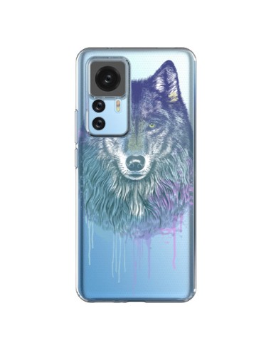 Cover Xiaomi 12T/12T Pro Lupo Animale Trasparente - Rachel Caldwell