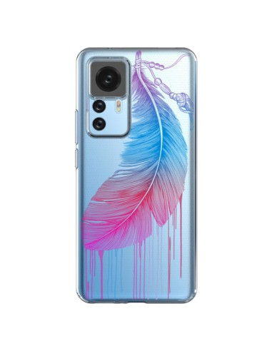 Xiaomi 12T/12T Pro Case Plume Rainbow Clear - Rachel Caldwell