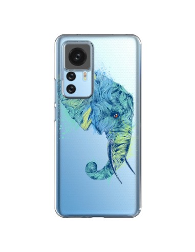 Cover Xiaomi 12T/12T Pro Elefante Trasparente - Rachel Caldwell